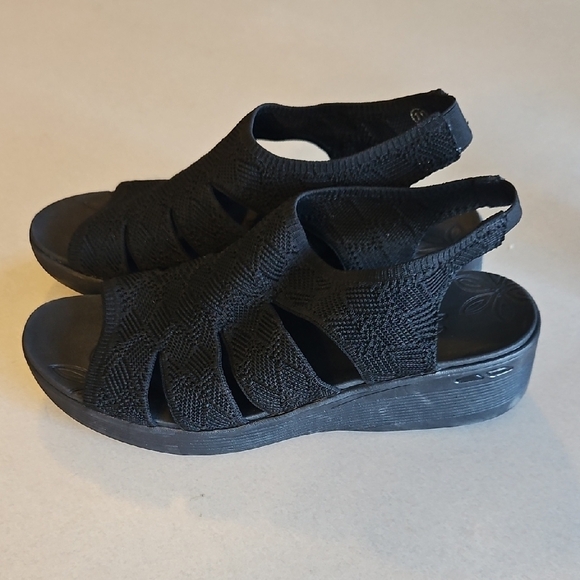 Black Wedge Skechers - Picture 1 of 13